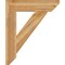 Ekena Millwork Traditional Slat Rough Sawn Bracket, Western Red Cedar, 6"W x 30"D x 36"H BKT06X30X36TRA06RWR - alternate 3